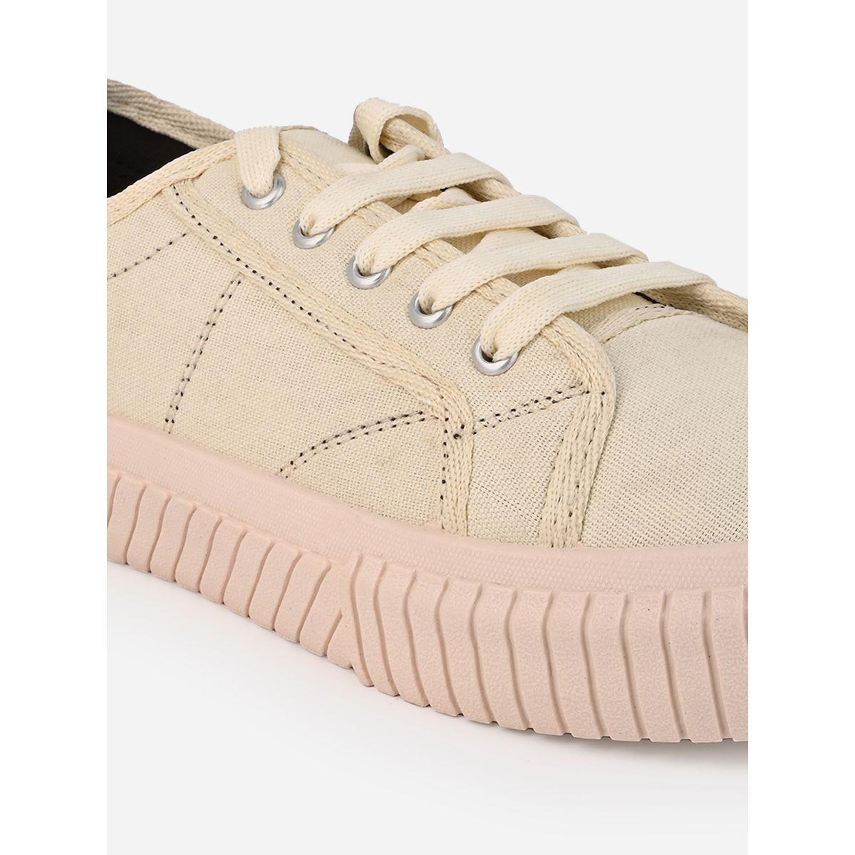 Styli Contrast Stitch Casual Canvas Lace Up Sneakers-men-shoes-loafersandmoccasins-image-7