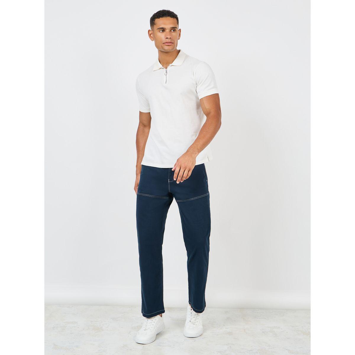 Styli Cotton Contrast Stitch Relaxed Fit Chino-men-clothing-bottoms-trousersandchinos-chinos-image-2