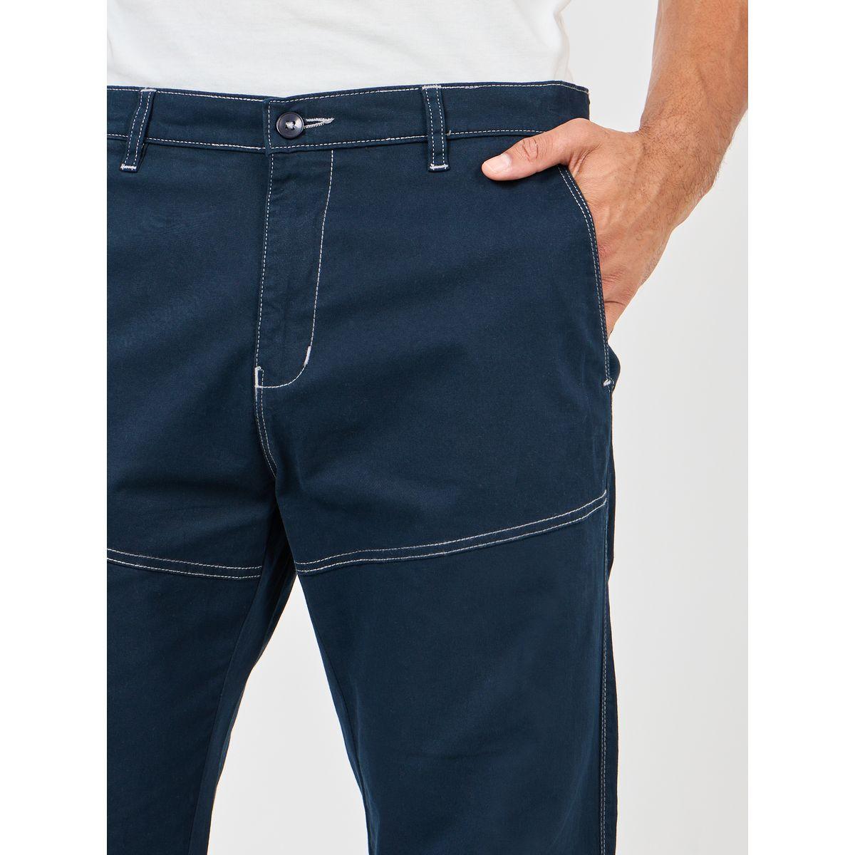 Styli Cotton Contrast Stitch Relaxed Fit Chino-men-clothing-bottoms-trousersandchinos-chinos-image-3