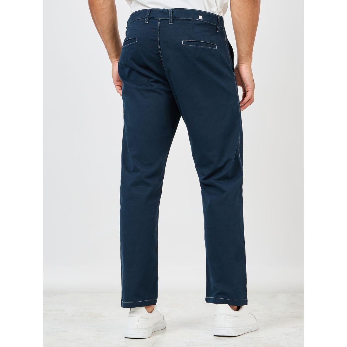 Styli Cotton Contrast Stitch Relaxed Fit Chino-men-clothing-bottoms-trousersandchinos-chinos-image-4