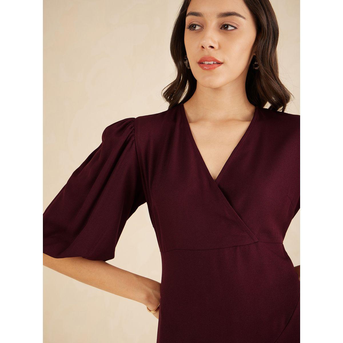 Femmella X Styli  Frill Edge Wrap Front Maxi Dress-women-clothing-dresses-image-4