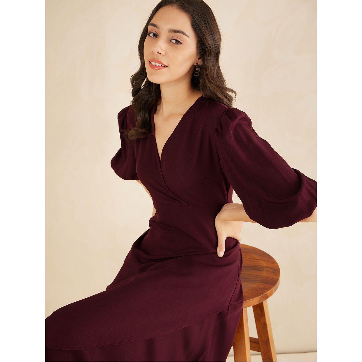 Femmella X Styli  Frill Edge Wrap Front Maxi Dress-women-clothing-dresses-image-7