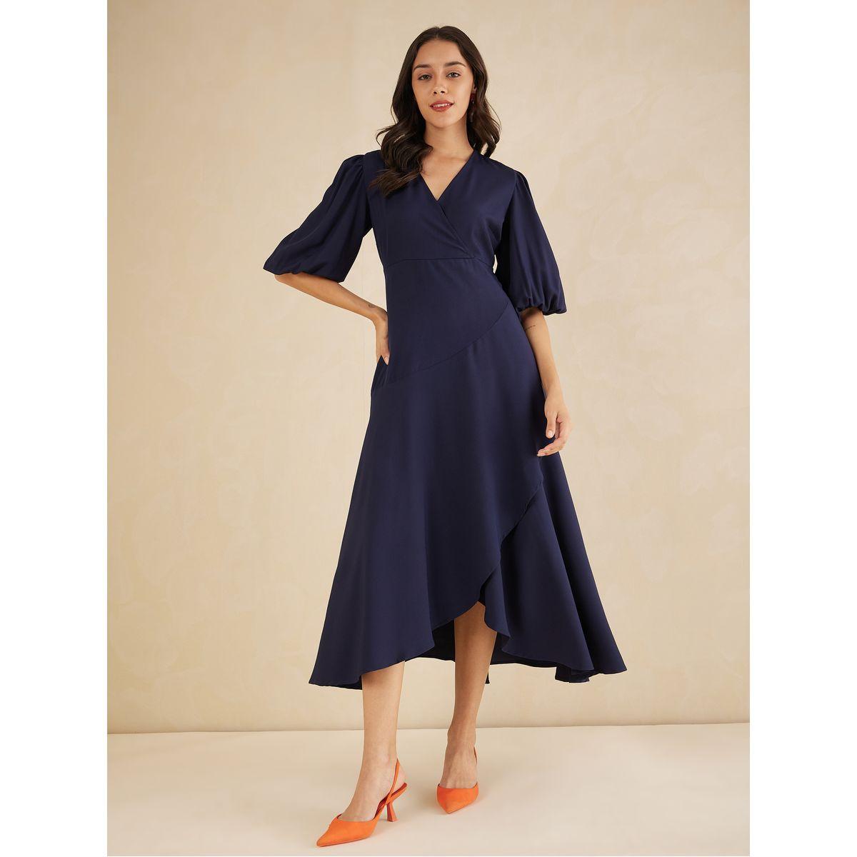 Femmella Frill Edge Wrap Front Maxi Dress-women-clothing-dresses-image-1