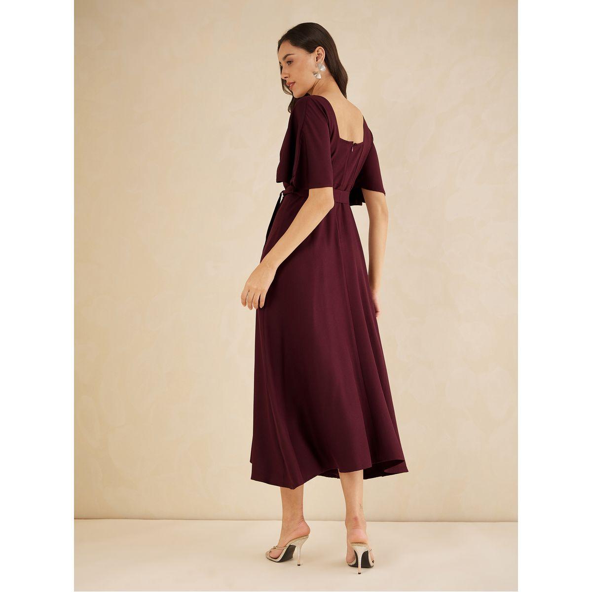 فستان طويل بنمط لف واكمام كيمونو-women-clothing-dresses-image-3