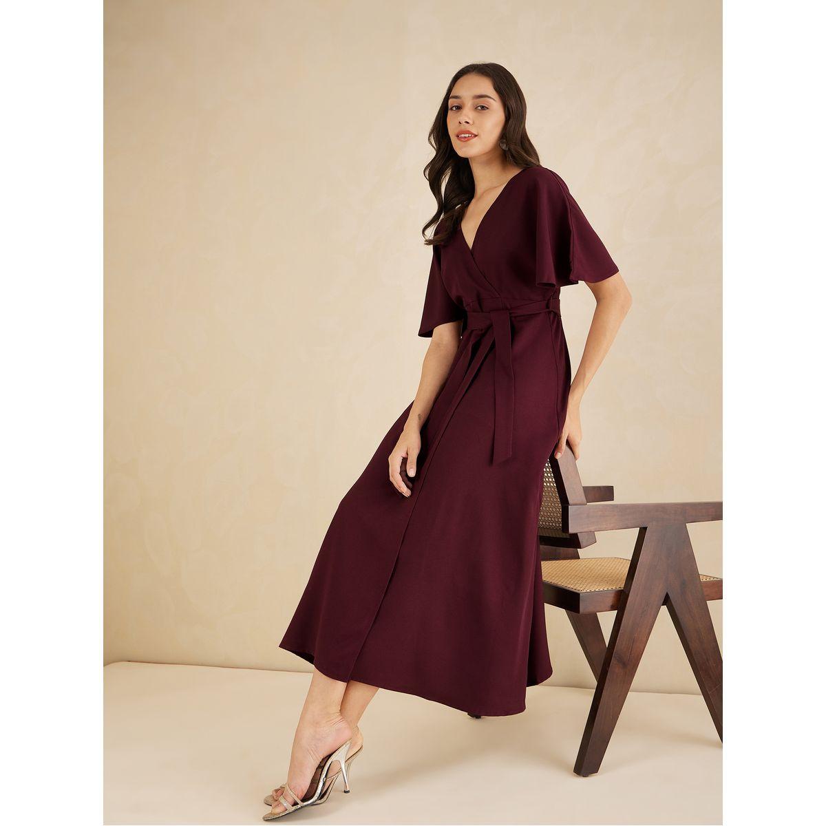 فستان طويل بنمط لف واكمام كيمونو-women-clothing-dresses-image-6