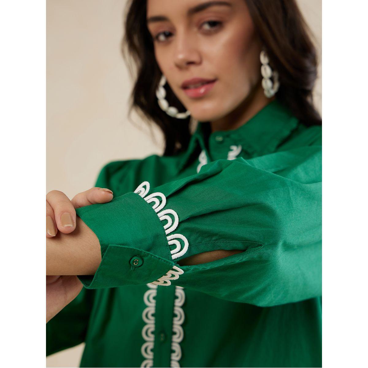 Femmella X Styli  Cotton Poplin Shirt & Pants Co-Ords-women-clothing-coordsets-image-6