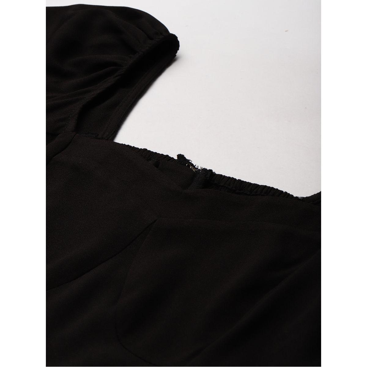 فستان ميدي بياقة على شكل قلب-women-clothing-dresses-image-6