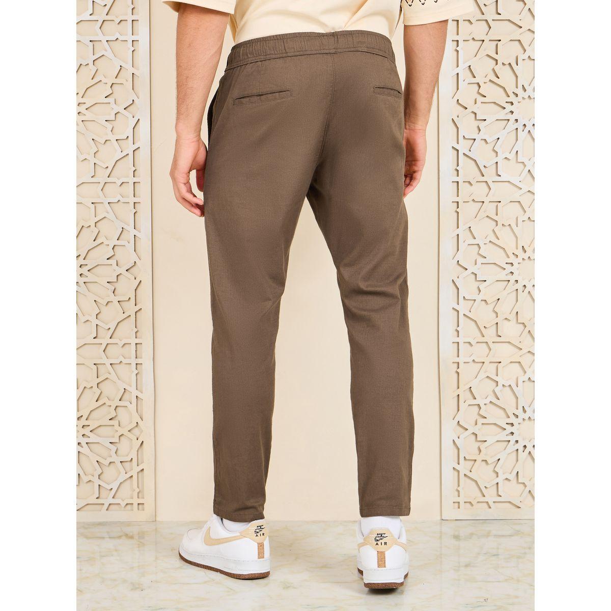 Styli Cotton Slub Relaxed Fit Ankle Length Pant-men-clothing-bottoms-trousersandchinos-trousers-image-4