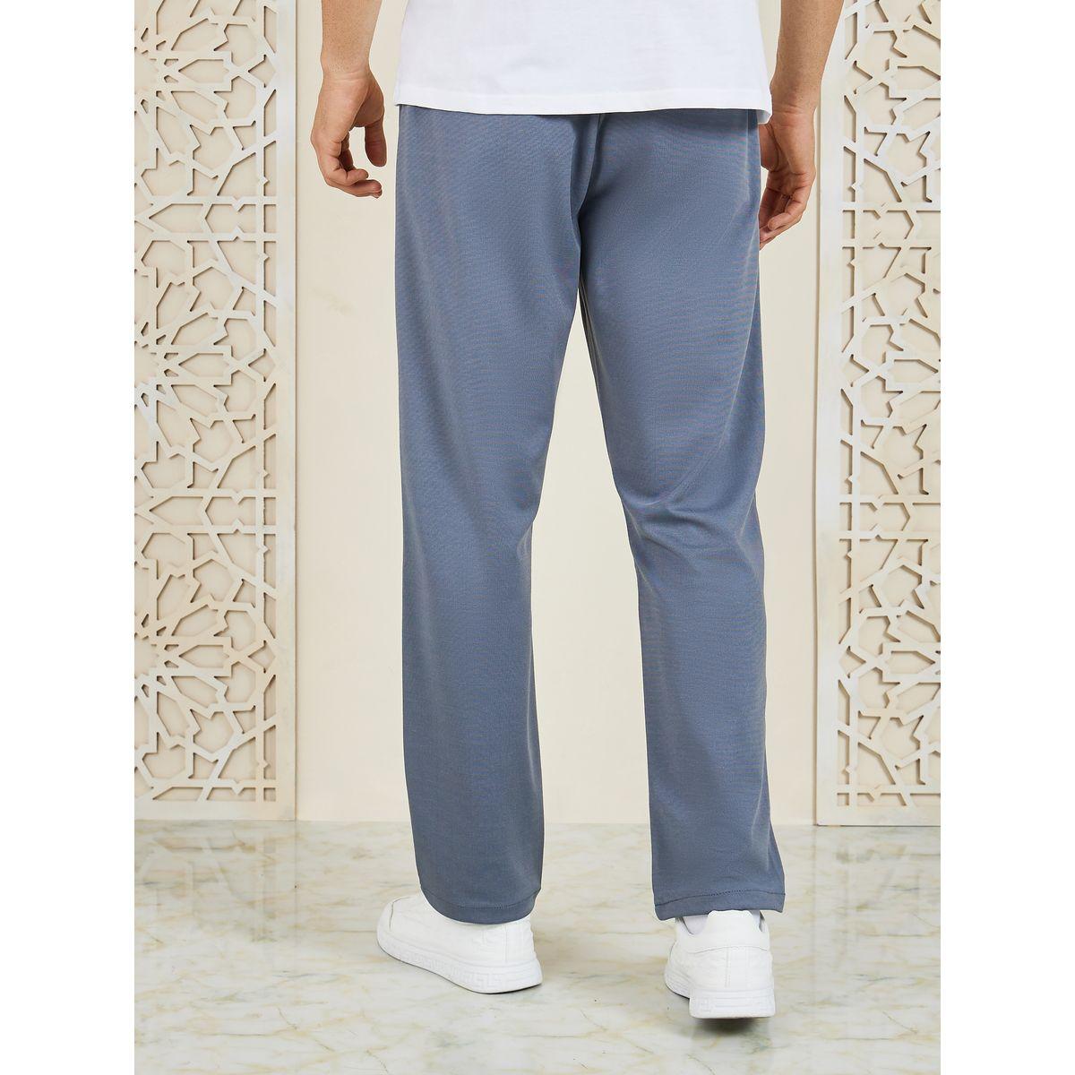 Styli Solid Slim Fit Knitted Pants-men-clothing-bottoms-trousersandchinos-trousers-image-4