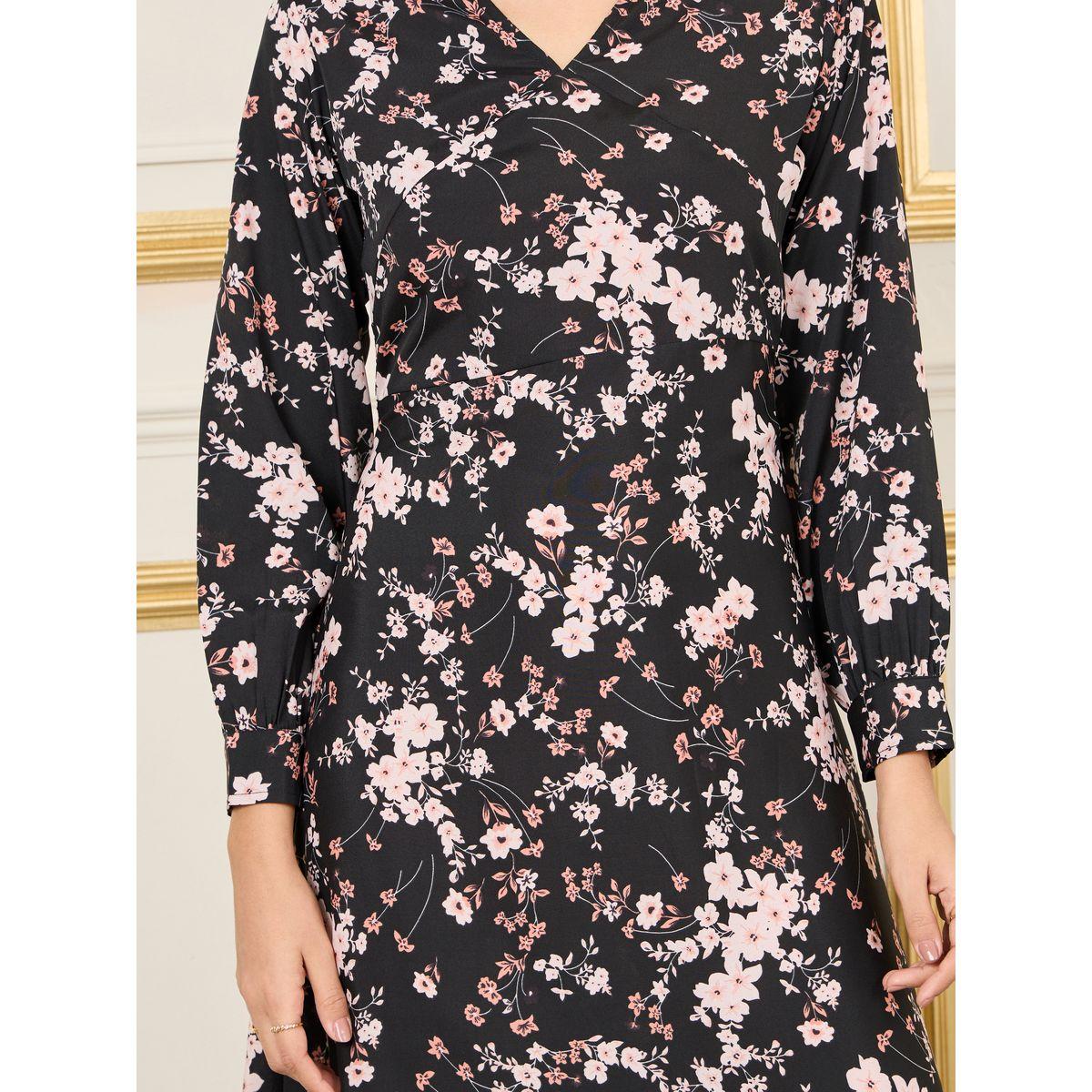 فستان طويل مطبع بالكامل مع اكمام طويلة-women-clothing-dresses-image-3