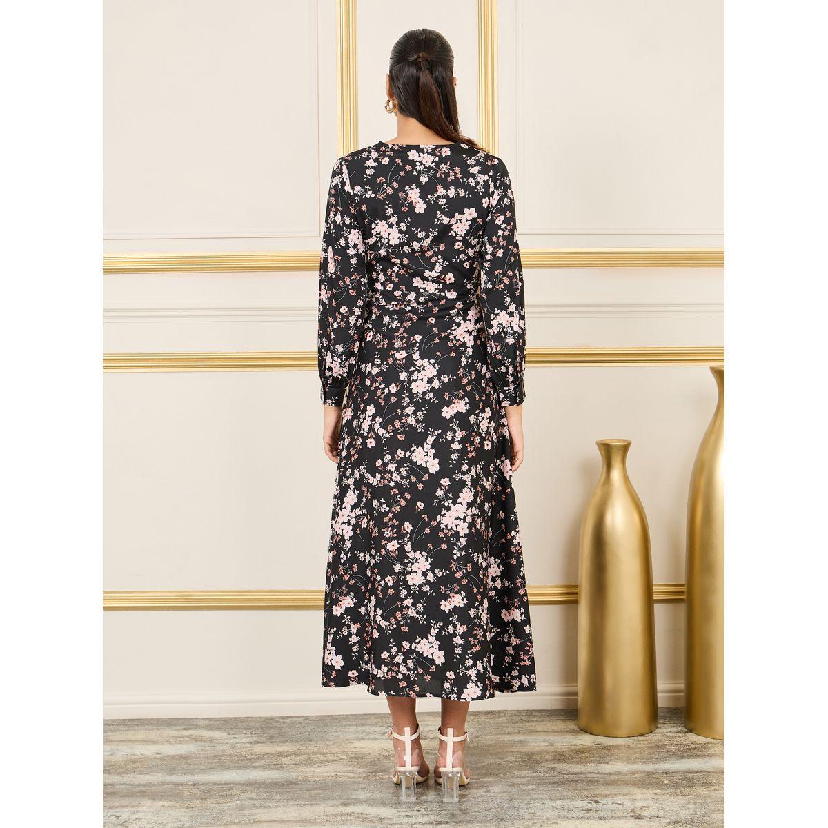 فستان طويل مطبع بالكامل مع اكمام طويلة-women-clothing-dresses-image-4