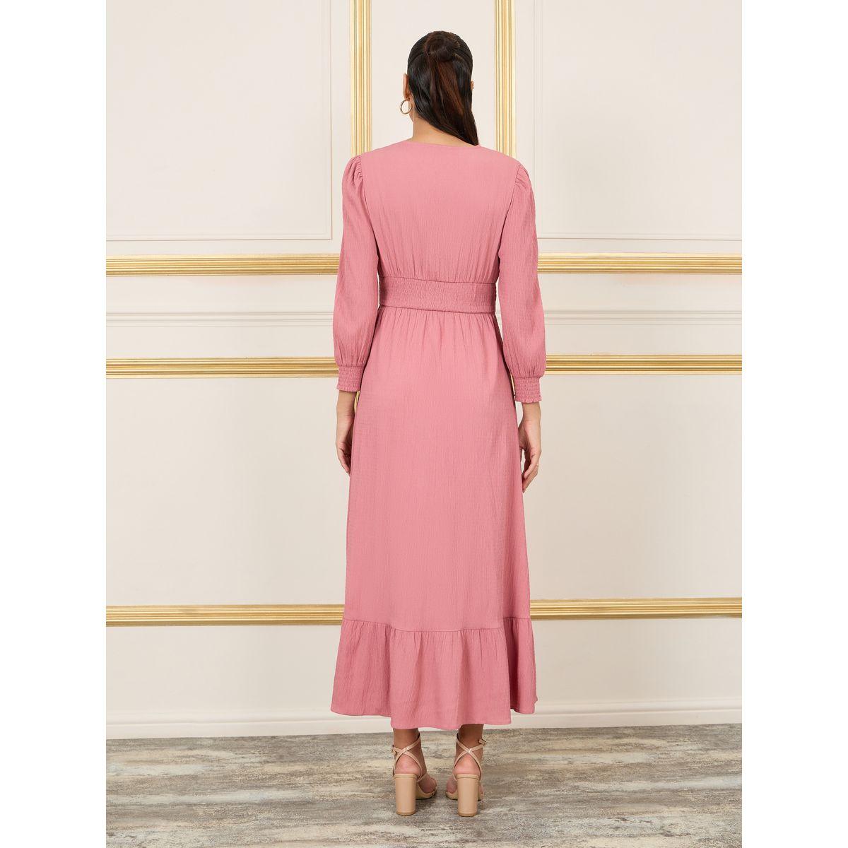 Styli Smocked Waist A-Line Maxi Dress-women-clothing-dresses-image-4