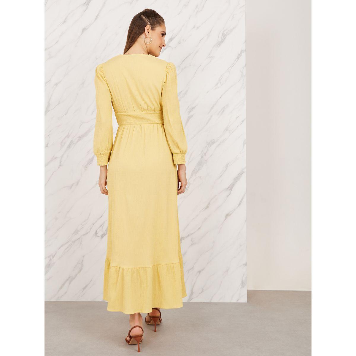 Styli Textured Smocked Waist A-Line Maxi Dress-women-clothing-dresses-image-4