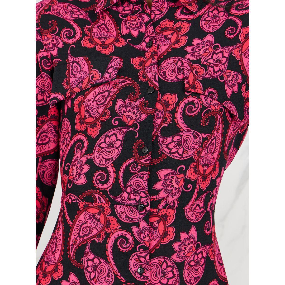 Styli Paisley Print Shirt Midi Dress-women-clothing-dresses-image-3