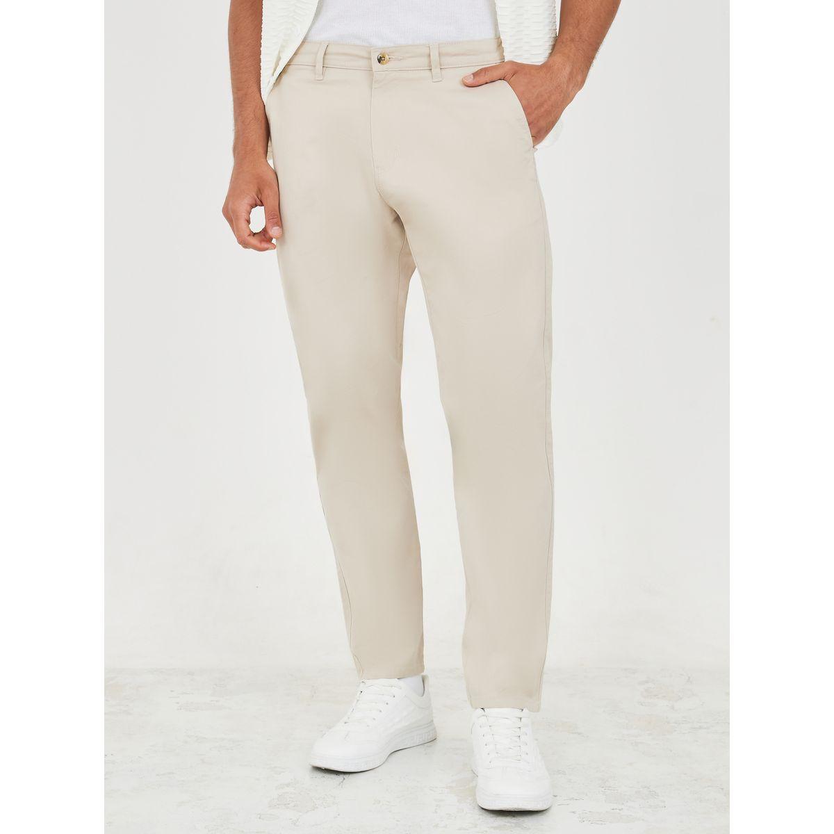 Styli Solid Slim Fit Cotton Stretch Chino-men-clothing-bottoms-trousersandchinos-chinos-image-1