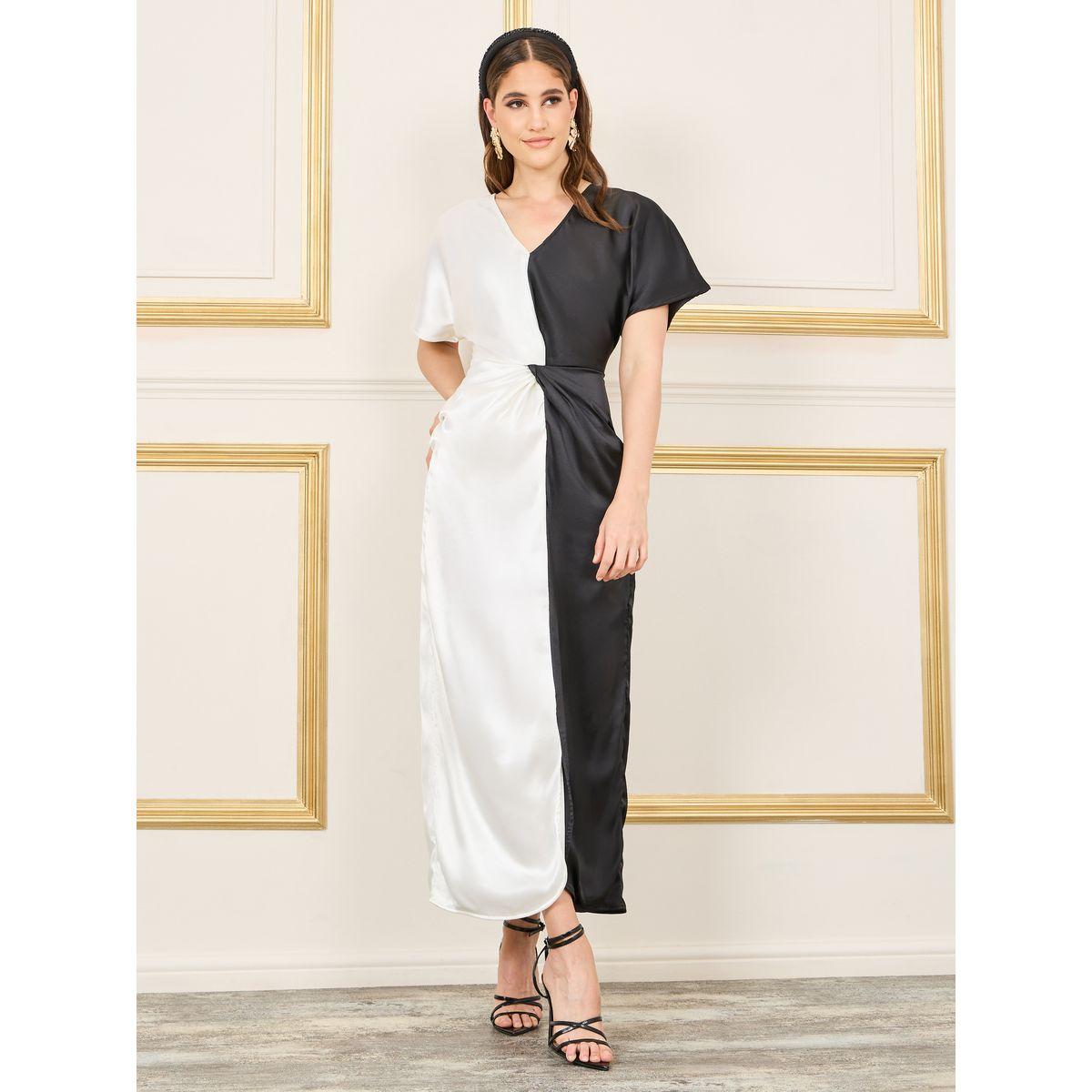 فستان طويل بنمط كتل الالوان-women-clothing-dresses-image-1