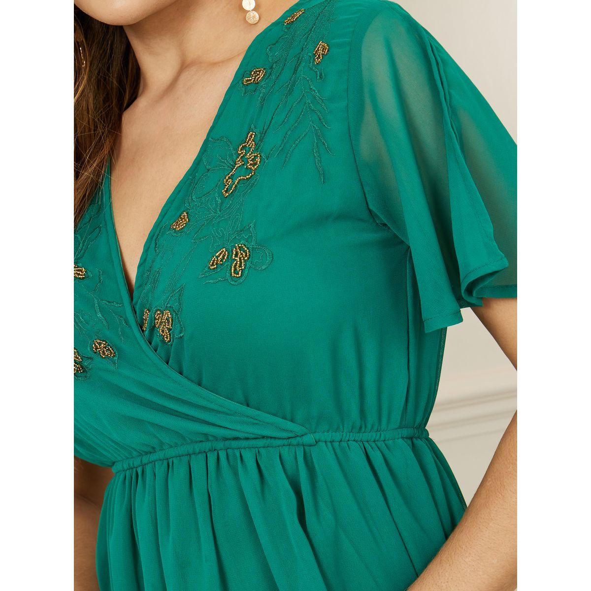 Styli Embroidered Beaded Detail A-Line Maxi Dress-women-clothing-dresses-image-3
