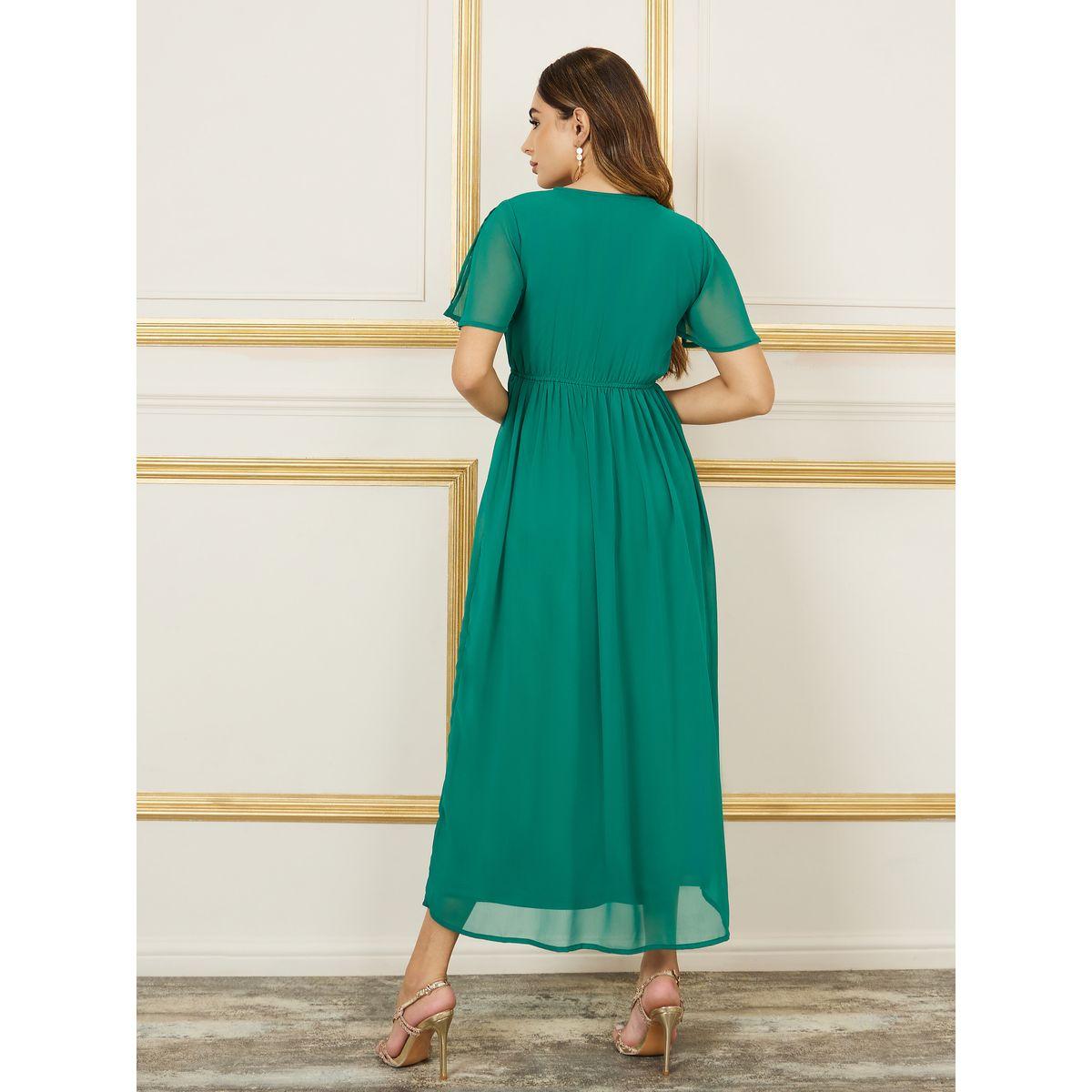Styli Embroidered Beaded Detail A-Line Maxi Dress-women-clothing-dresses-image-4