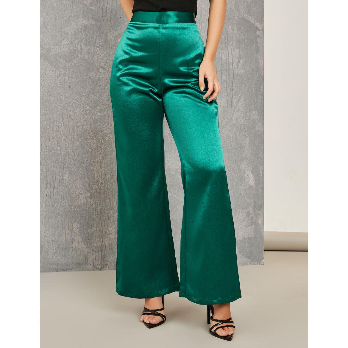 Styli Embellished Fringe Trim Split Back Blazer & Flared Pants Co-Ords-women-clothing-coordsets-image-7