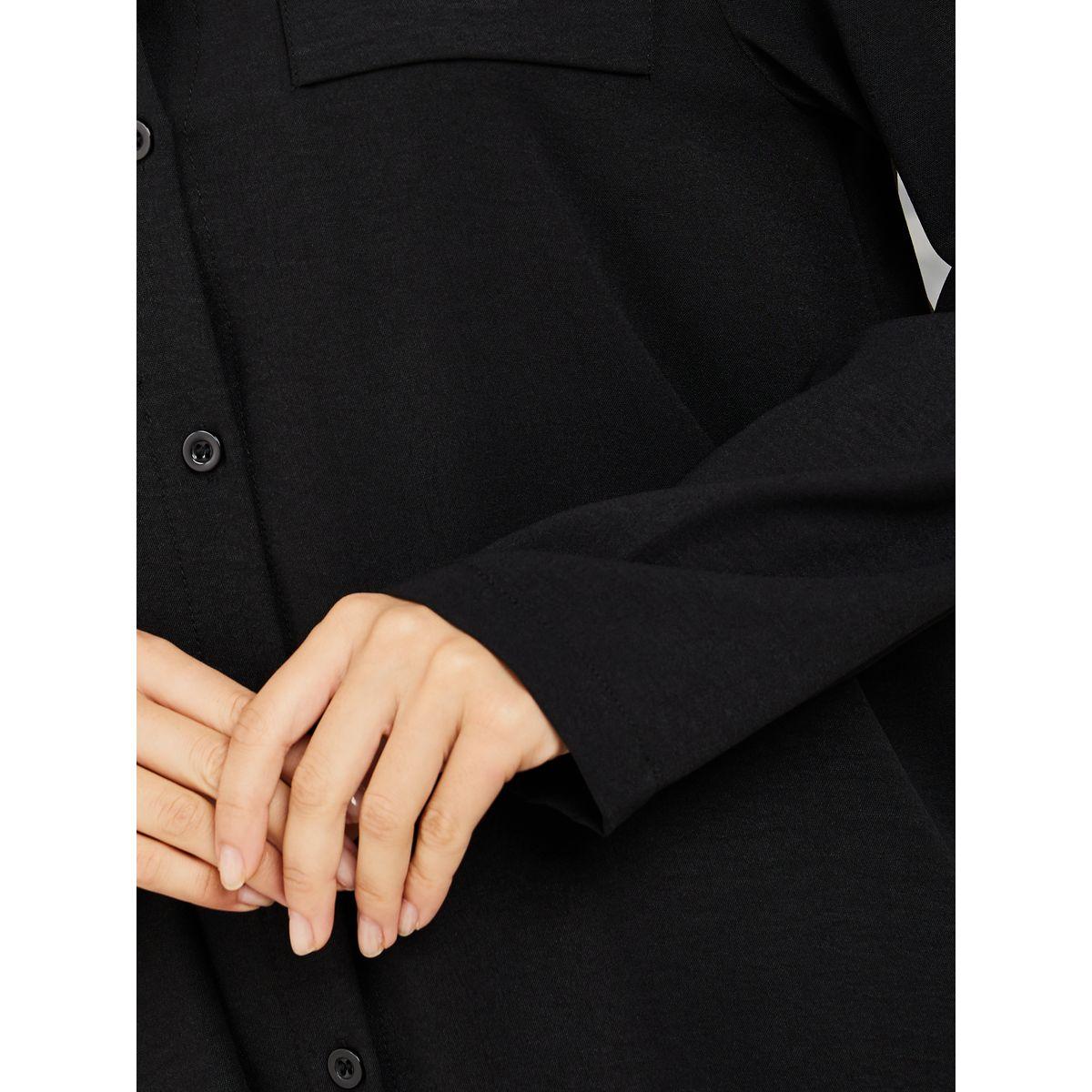 Styli Solid Button-Through Shirt Maxi Dress-women-clothing-dresses-image-3