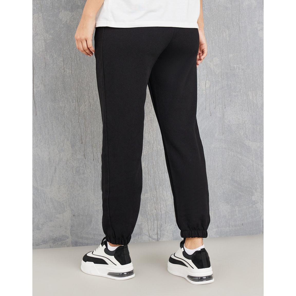 Styli Contrast Drawstring Straight Leg Joggers-women-clothing-bottoms-joggers-image-5