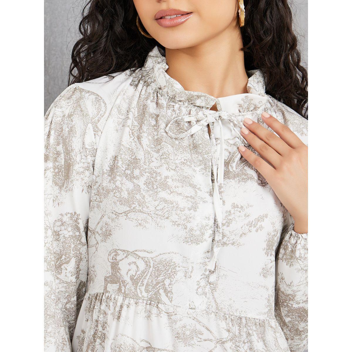 Styli Abstract Print Tie Up Neck Long Sleeves Maxi Dress-women-clothing-dresses-image-3