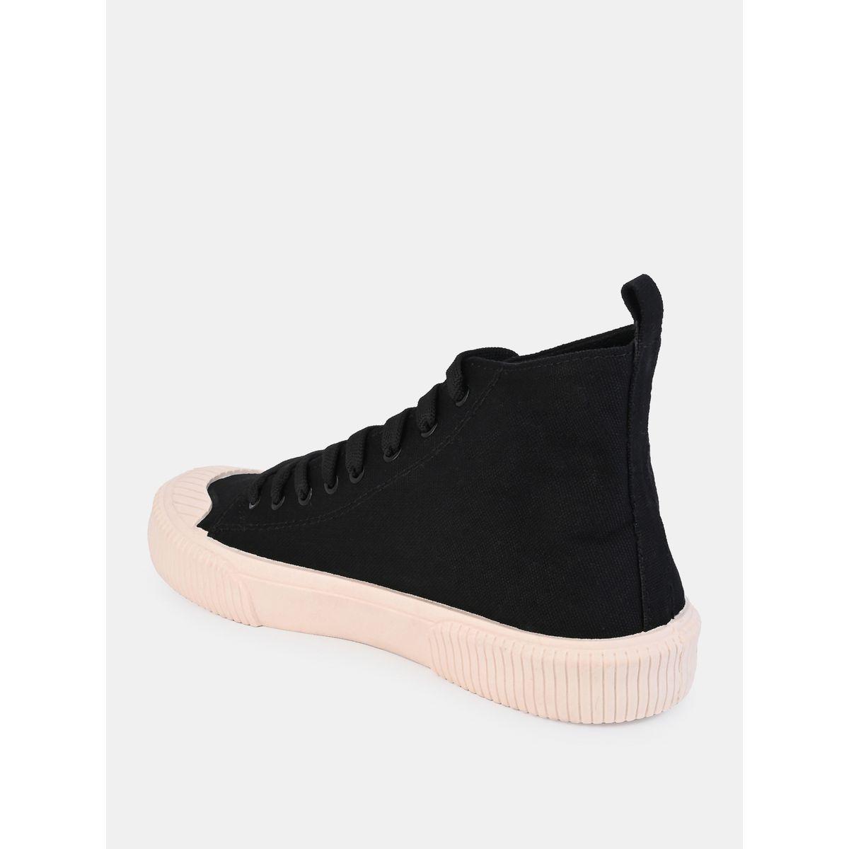 Styli High Top Slogan Print Casual Canvas Shoes-men-shoes-sneakers-image-6