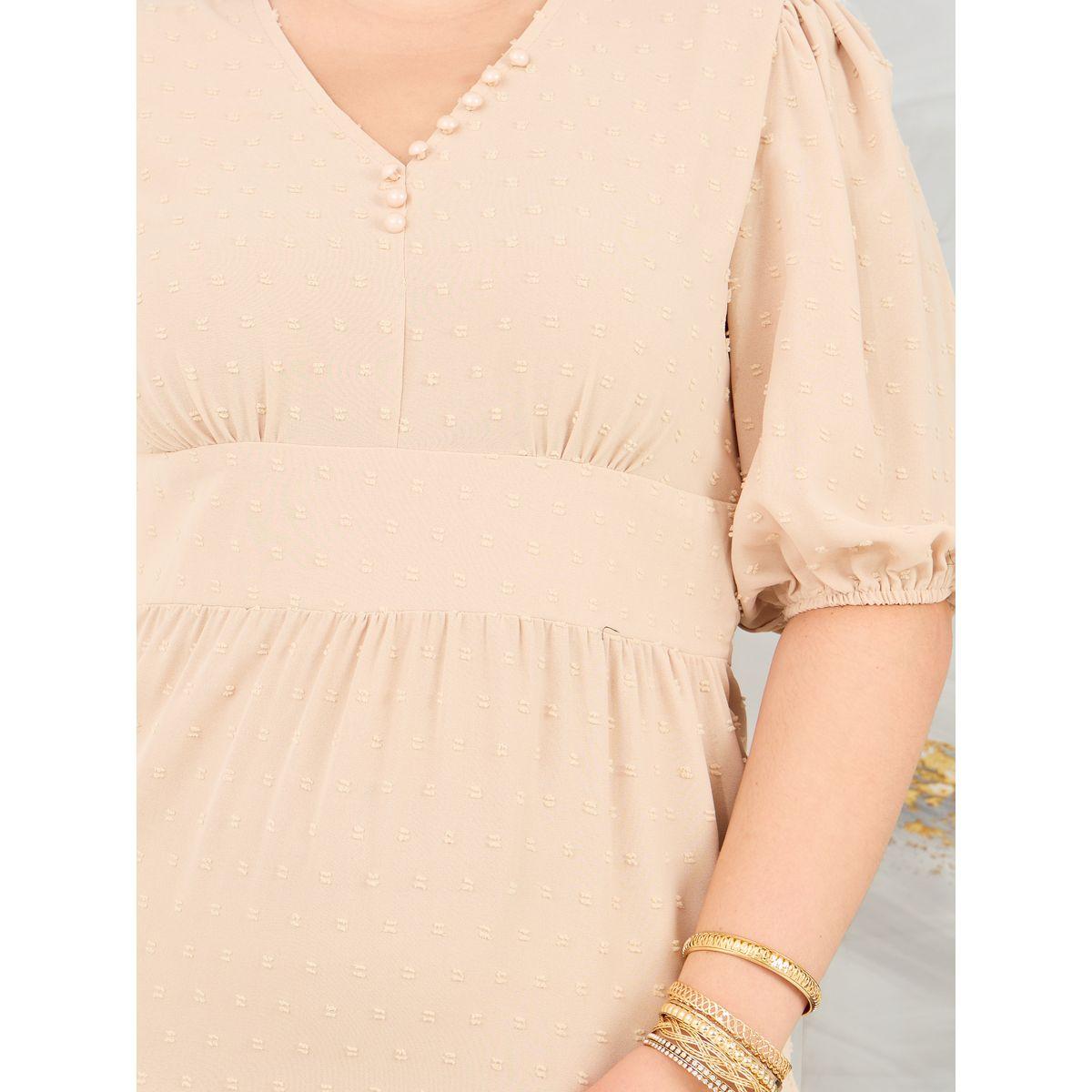 Styli Plus Button Detail Tiered Maxi Dress-women-clothing-dresses-image-3