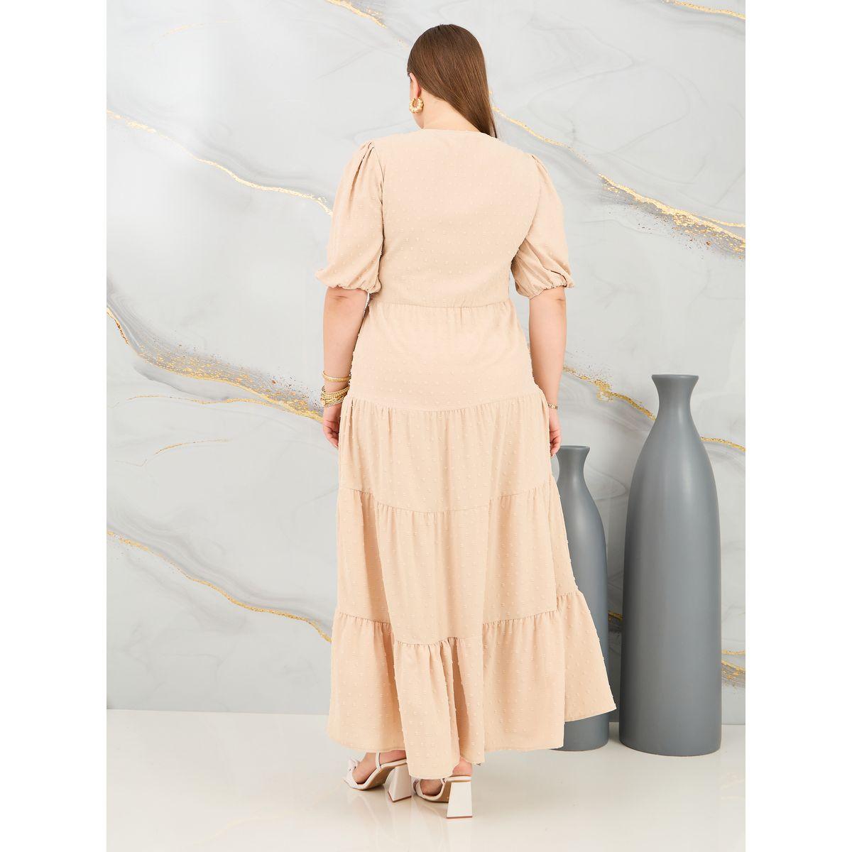 Styli Plus Button Detail Tiered Maxi Dress-women-clothing-dresses-image-4