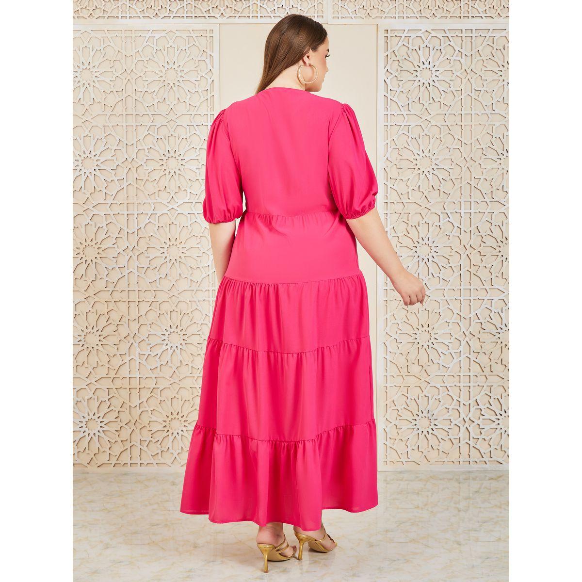 Styli Plus Button Detail Tiered Maxi Dress-women-clothing-dresses-image-4