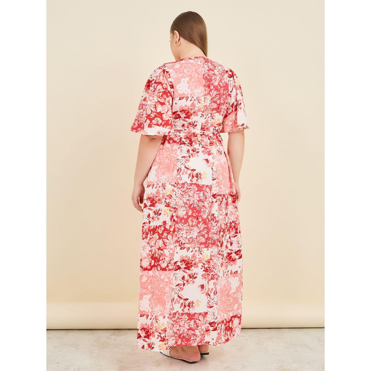 فستان طويل بمقاس كبير مع رباط خصر-women-clothing-dresses-image-4