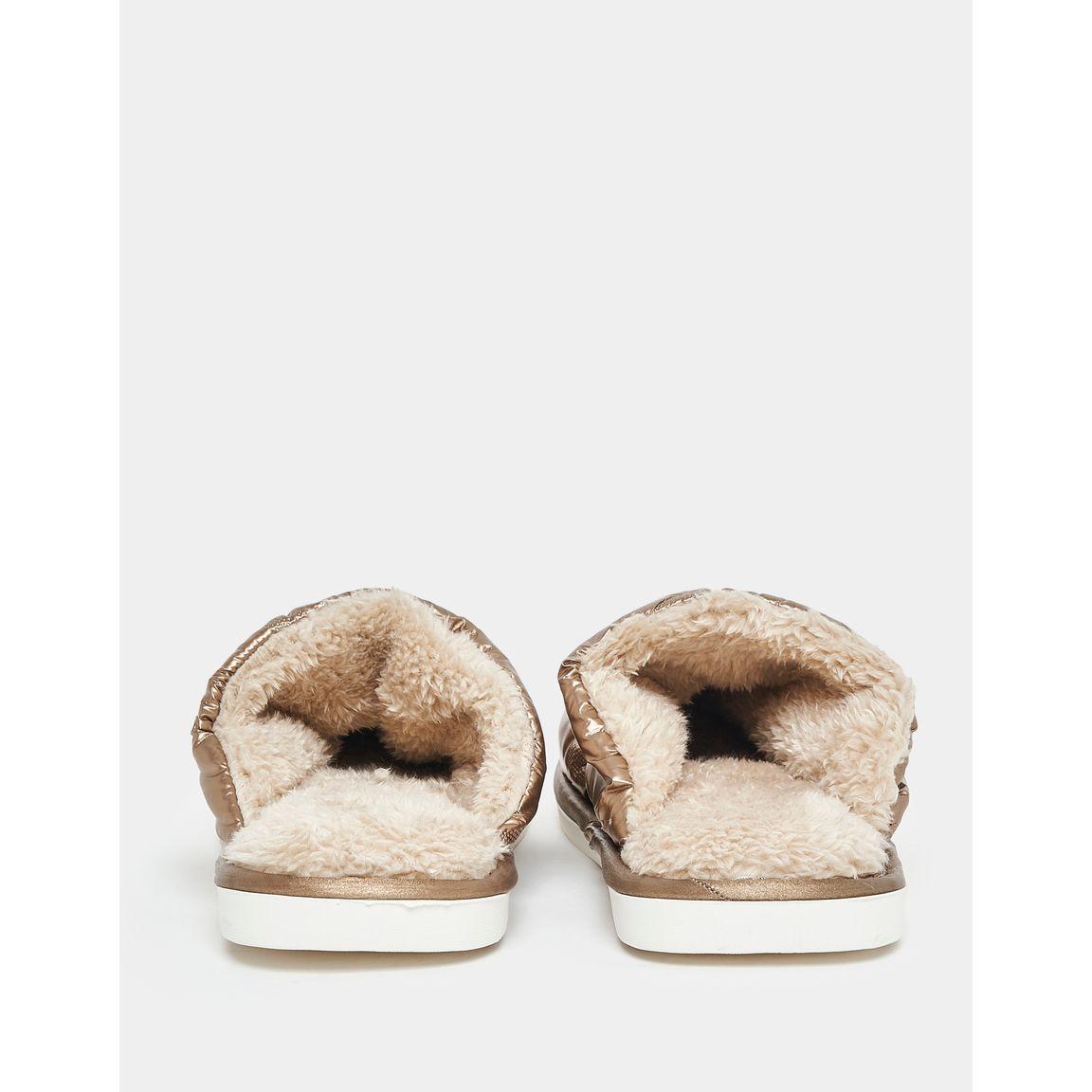 Styli Quilted Fluff Lined Bedroom Slippers-women-shoes-bedroomslippers-image-4