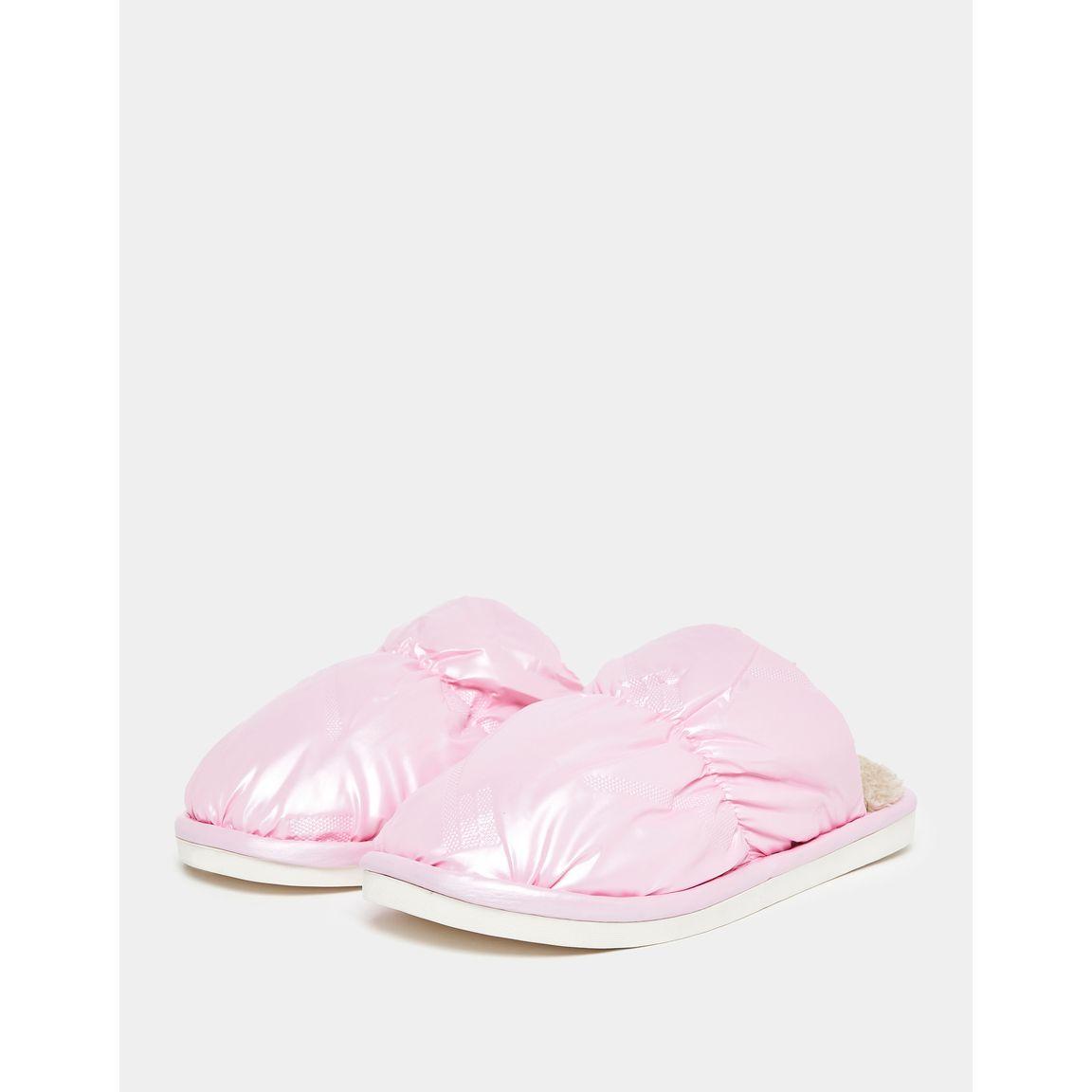 Styli Quilted Fluff Lined Bedroom Slippers-women-shoes-bedroomslippers-image-3