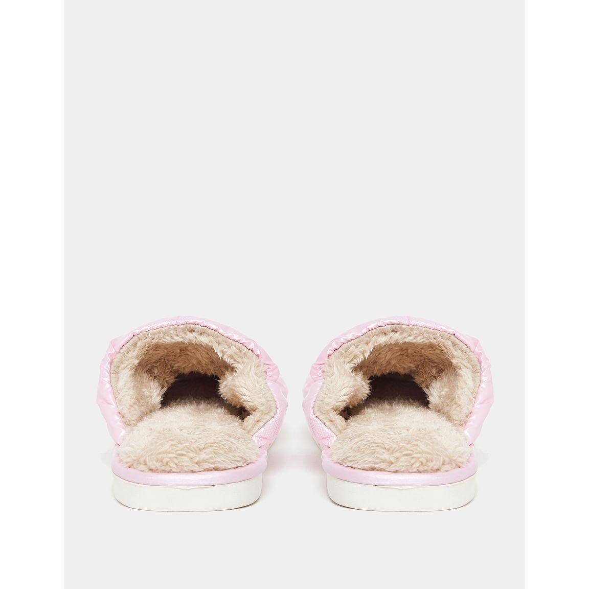 Styli Quilted Fluff Lined Bedroom Slippers-women-shoes-bedroomslippers-image-4