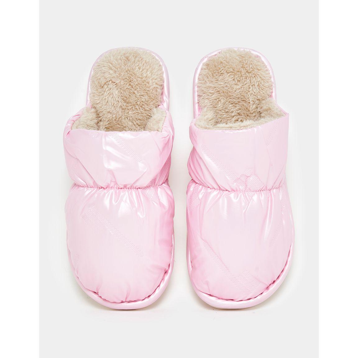 Styli Quilted Fluff Lined Bedroom Slippers-women-shoes-bedroomslippers-image-6