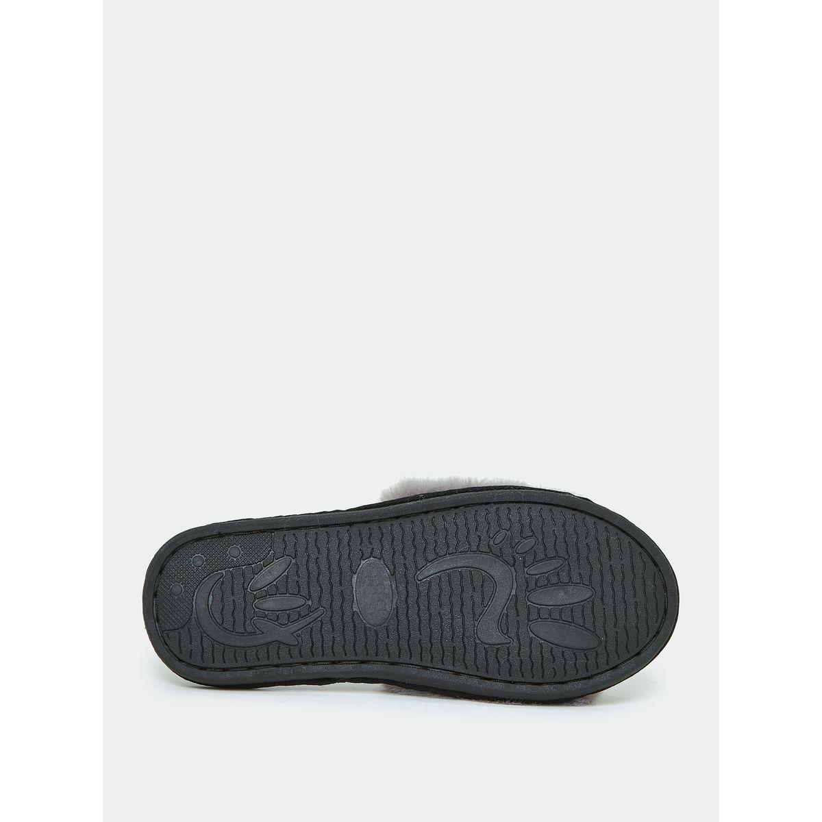 Styli Chunky Sparkle Trim Bedroom Slippers-women-shoes-bedroomslippers-image-6