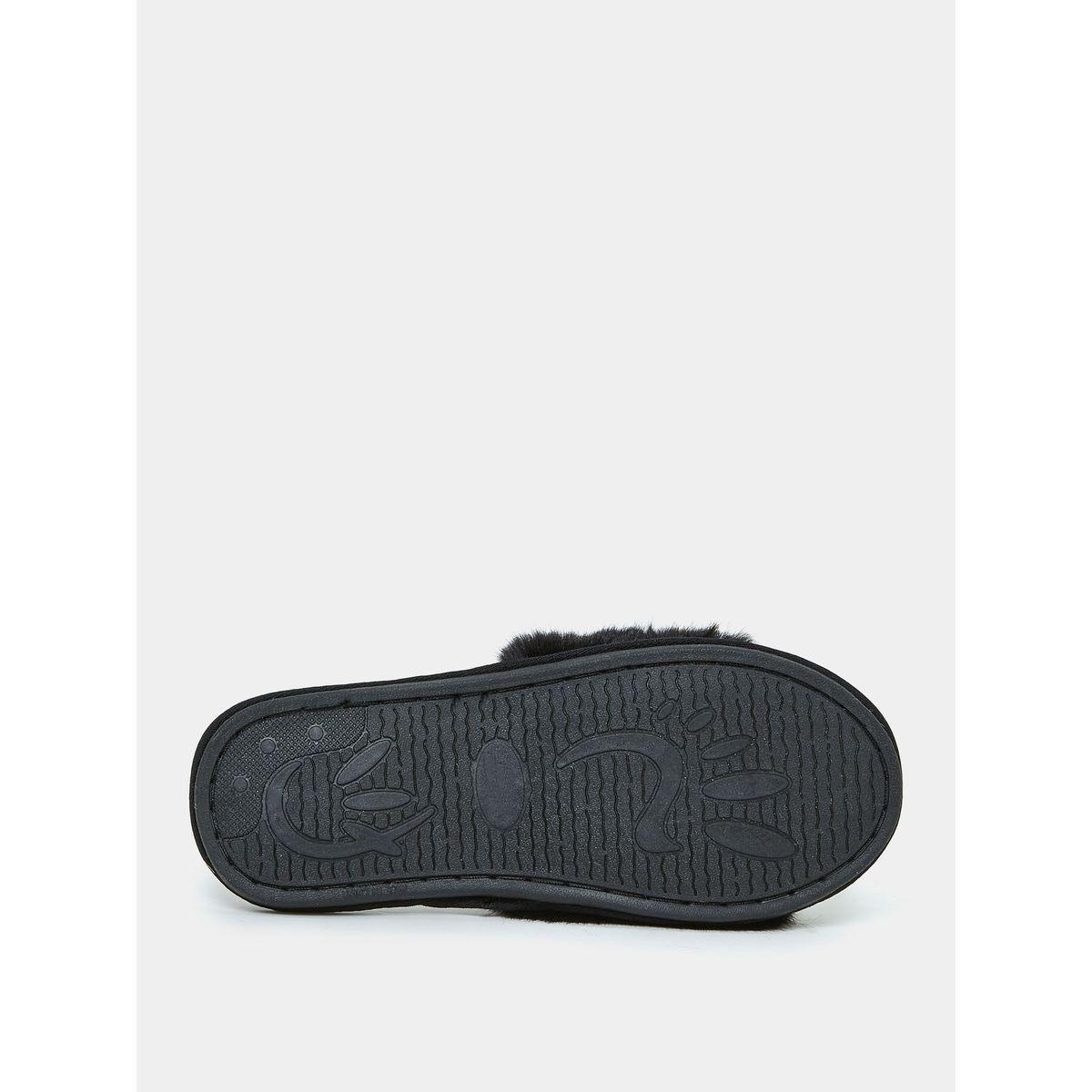 Styli Chunky Embellished Trim Bedroom Slippers-women-shoes-bedroomslippers-image-6