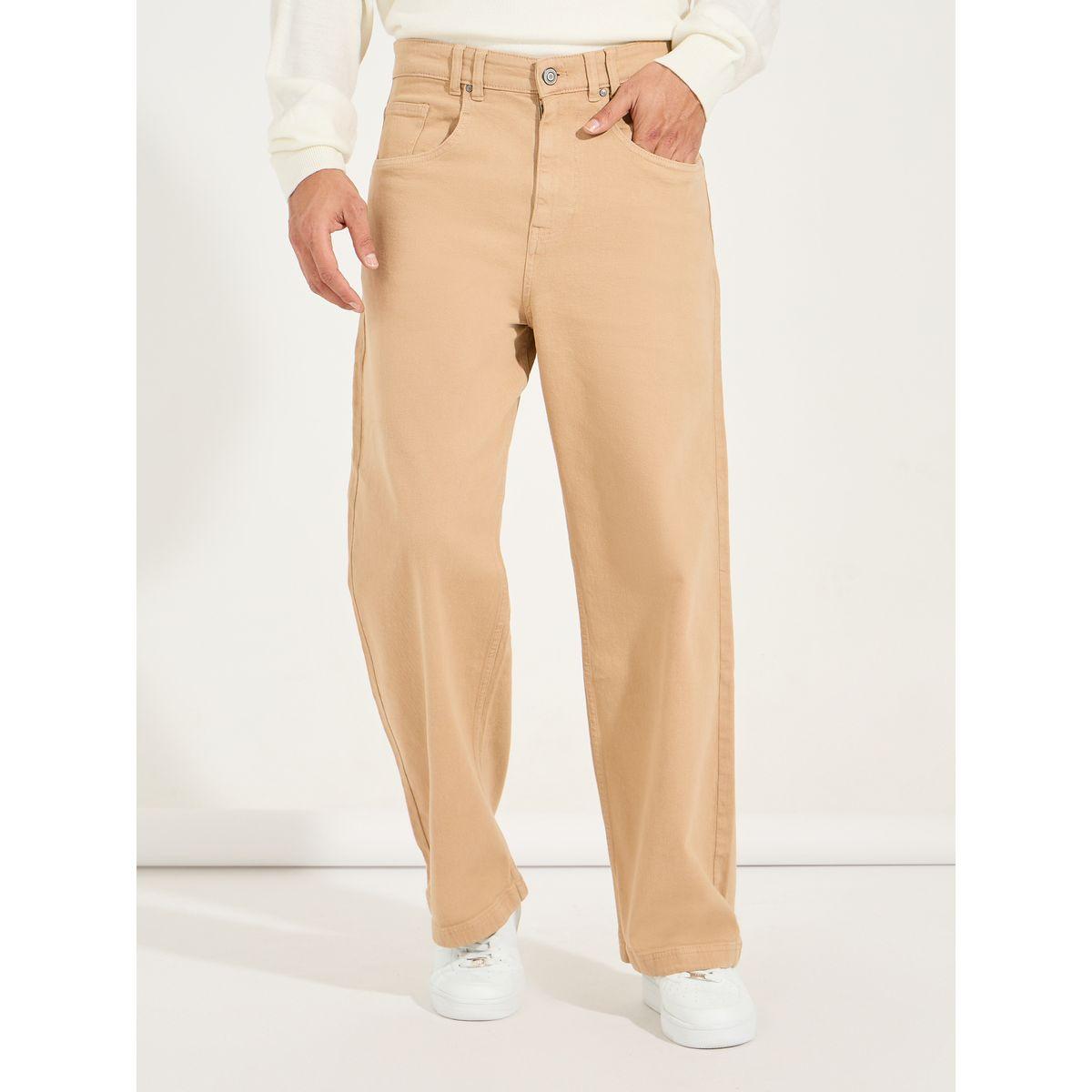 جينز بارجل واسعة مع جيوب-men-clothing-bottoms-jeans-image-1