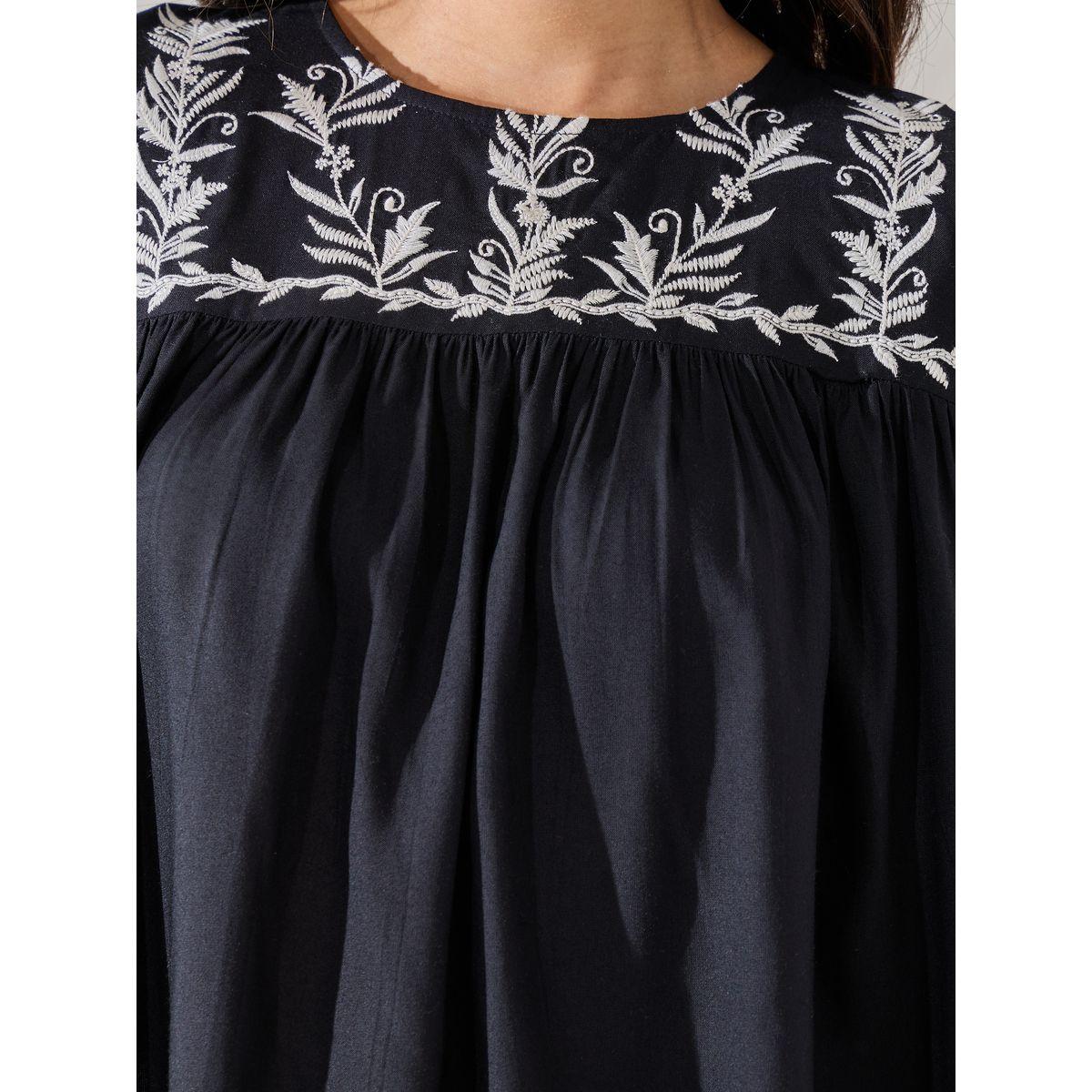 Styli Limited Embroidery Yoke Detail Relaxed Fit Top-women-clothing-shirtsandblouses-blouses-image-3