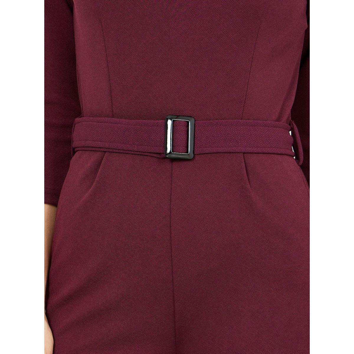 جمبسوت بأرجل واسعة مع حزام وشق جانبي-women-clothing-jumpsuits-image-3