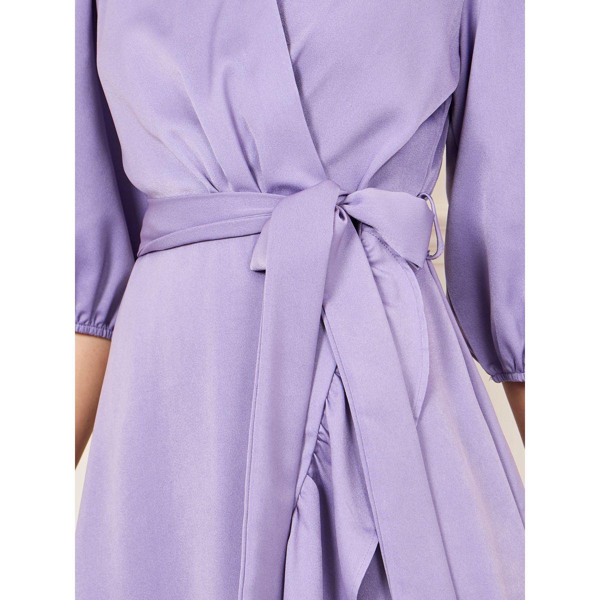 Styli Frill Hem Self Tie Up A-Line Midi Dress-women-clothing-dresses-image-3