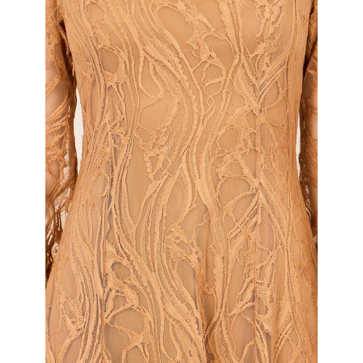 Styli All Over Lace Flared Sleeves A-Line Midi Dress-women-clothing-dresses-image-3