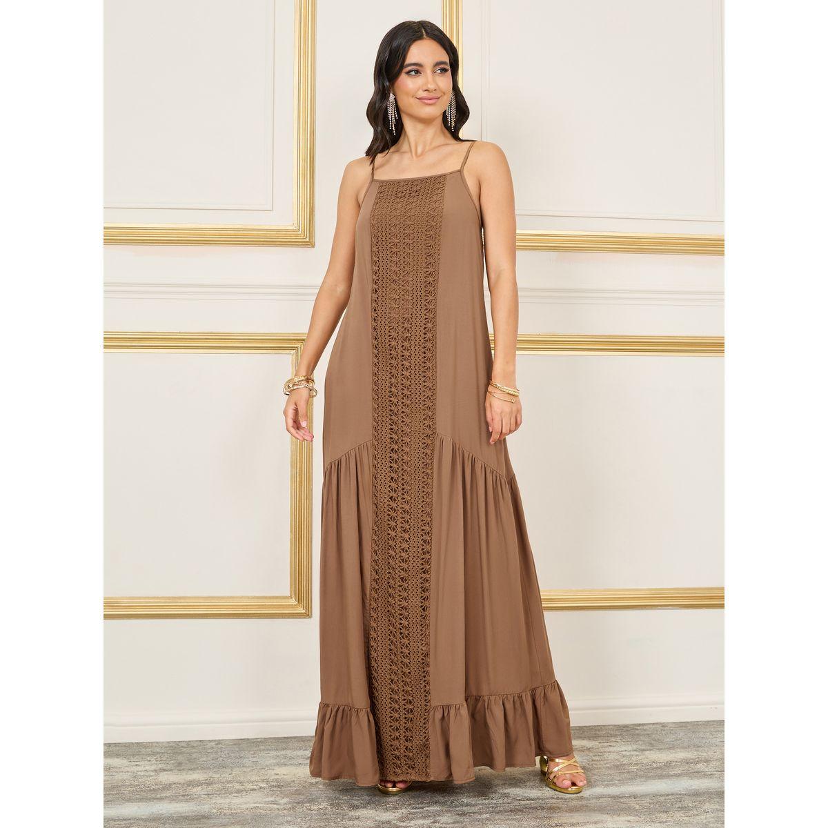 Styli Strappy Crochet Detail A-Line Maxi Dress-women-clothing-dresses-image-1