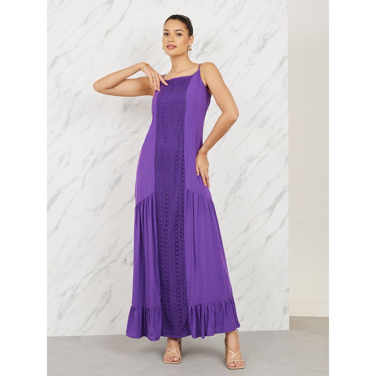 فستان طويل بحمالات وتفاصيل كروشيه-women-clothing-dresses-image-1