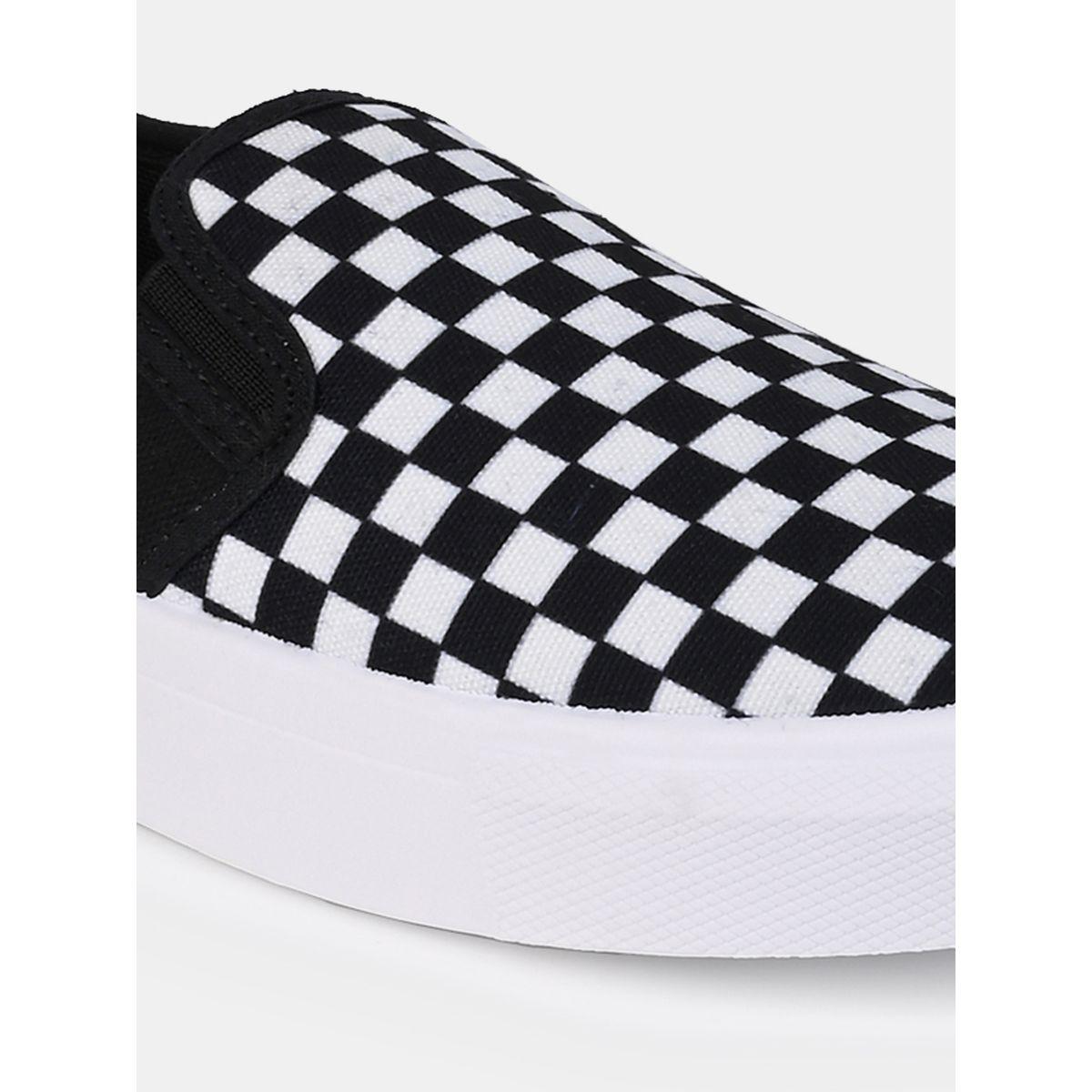 Styli Checkerboard Canvas Slip On Shoes-men-shoes-sneakers-image-7
