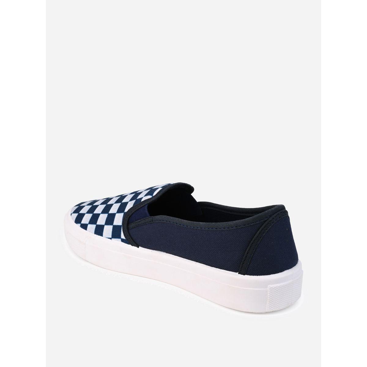 حذاء كانفاس سهل الارتداء مع طبعة مربعات-men-shoes-sneakers-image-4