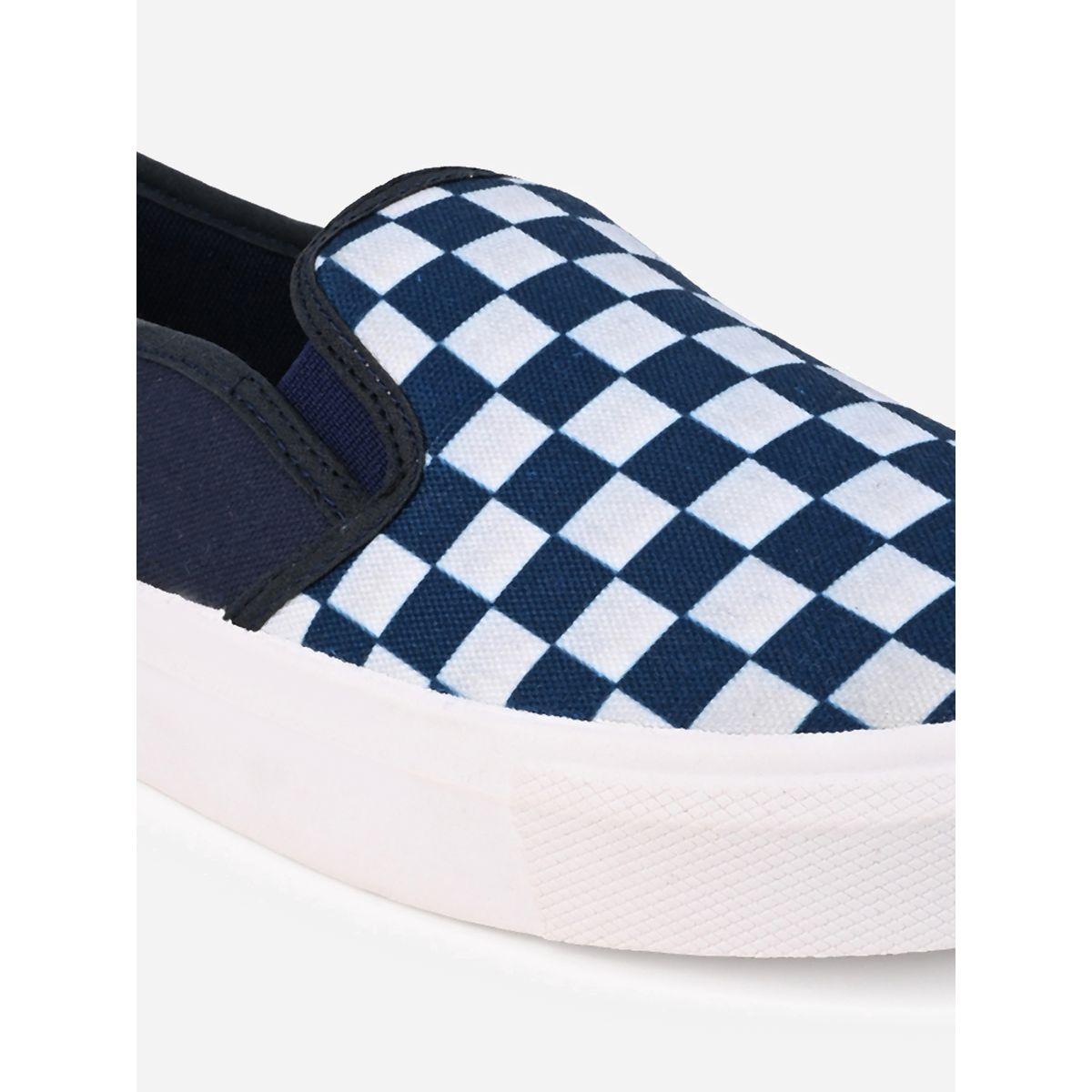 حذاء كانفاس سهل الارتداء مع طبعة مربعات-men-shoes-sneakers-image-5