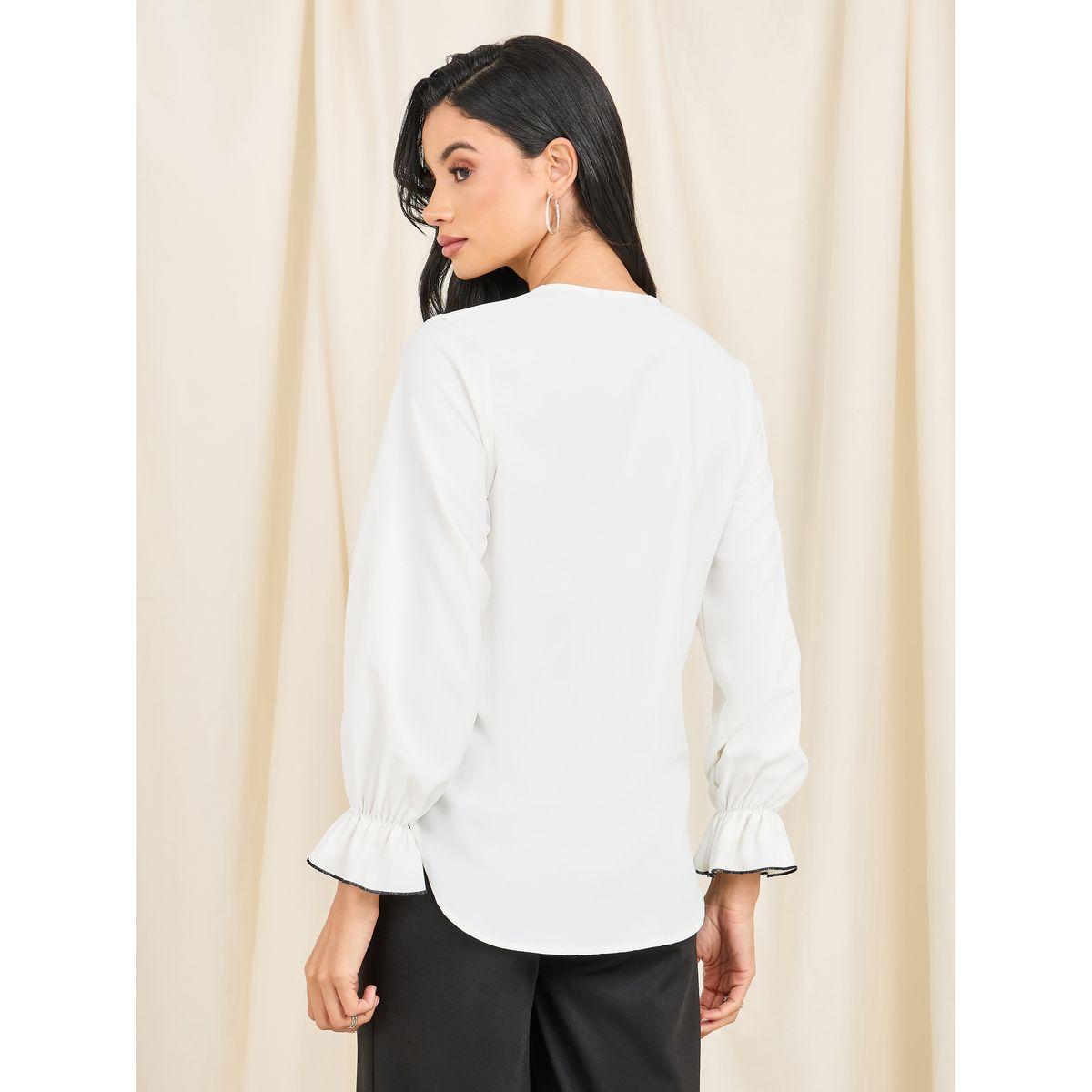 بلوزة بأزرار غلق واكمام طويلة-women-clothing-shirtsandblouses-blouses-image-5