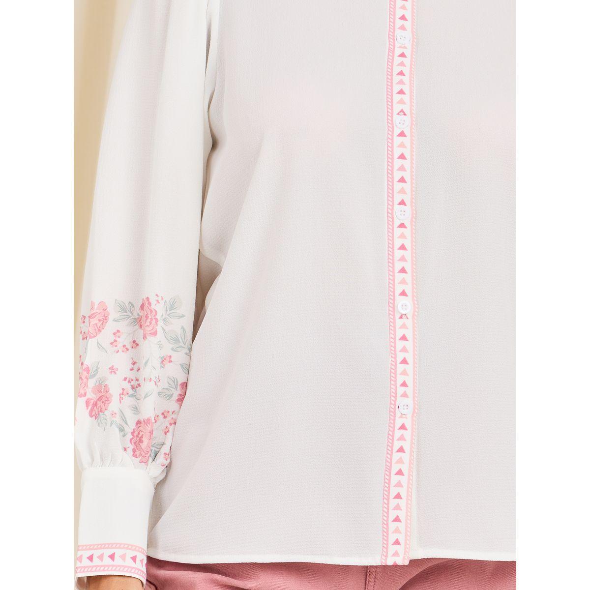 بلوزة بقصة مريحة مع طبعة زهور وحواف بطبعة ازتيك-women-clothing-shirtsandblouses-shirts-image-4