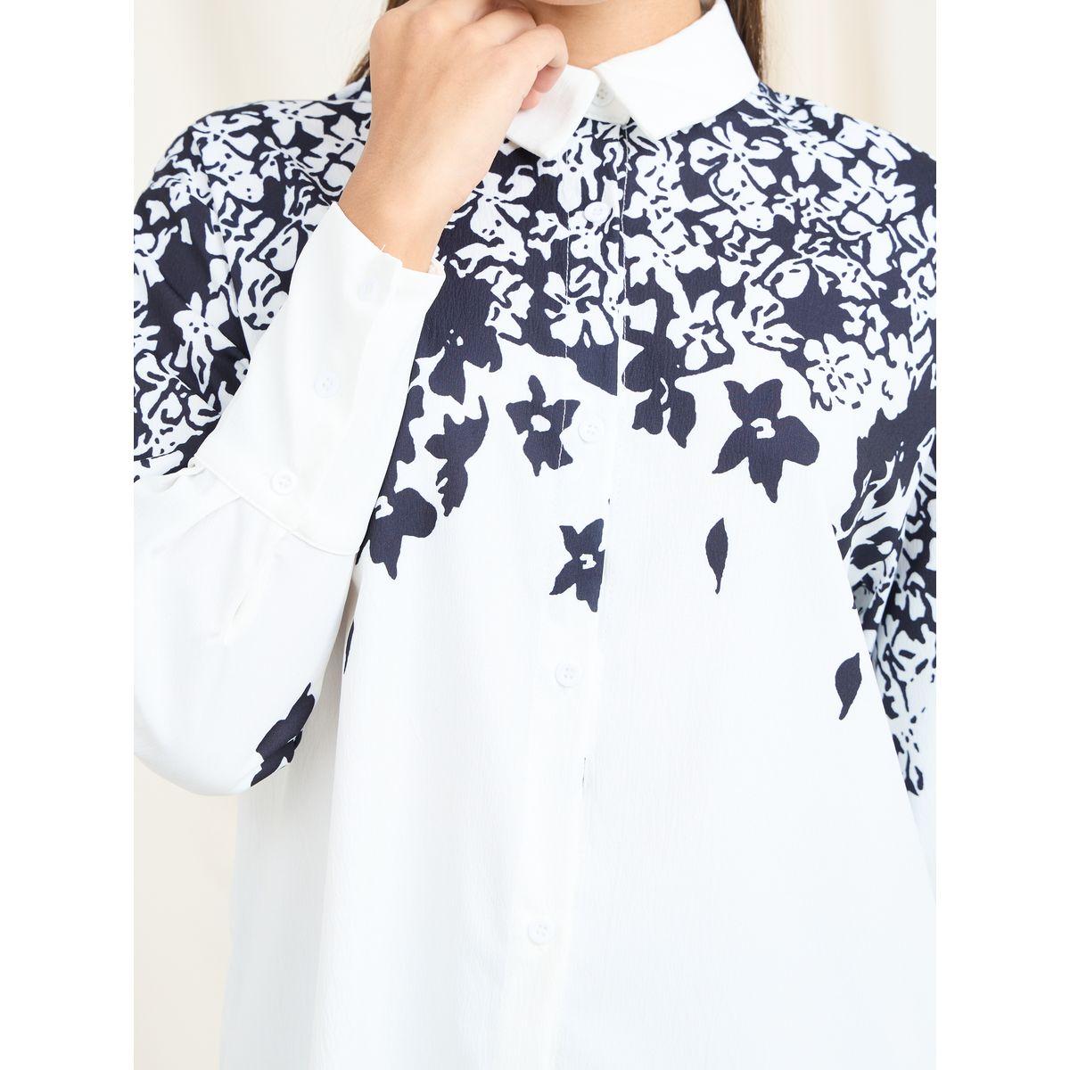 Styli Limited Oversized Floral Printed Curved Hem Shirt-women-clothing-shirtsandblouses-shirts-image-4
